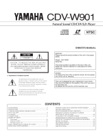 Yamaha CDVW-901 - Owners Manual 